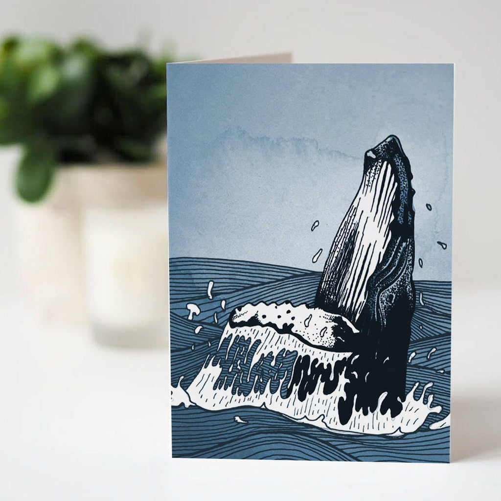 Tails of the sea - 6x whale greeting cards