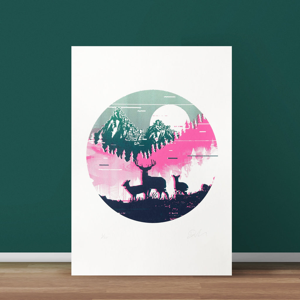 'Broken Household Appliance National Forest' - LTD Edition Screen Print