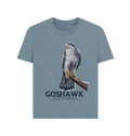 Stone Blue Printed T-shirt Front