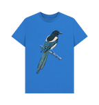 Bright Blue Printed T-shirt Front