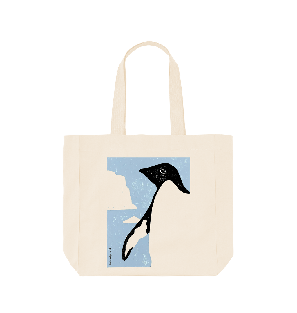 Natural Printed Bag Front