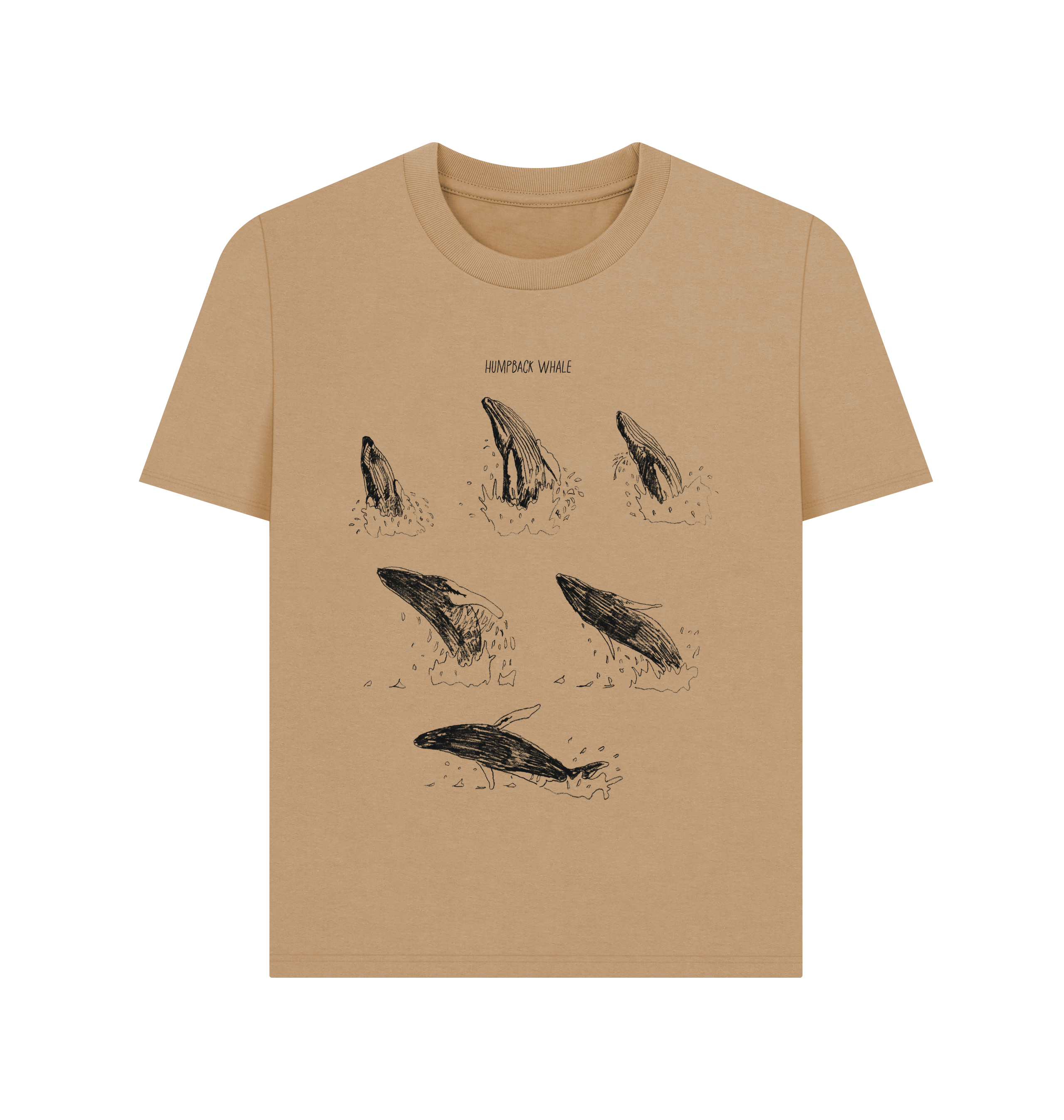 Sand Printed T-shirt Front