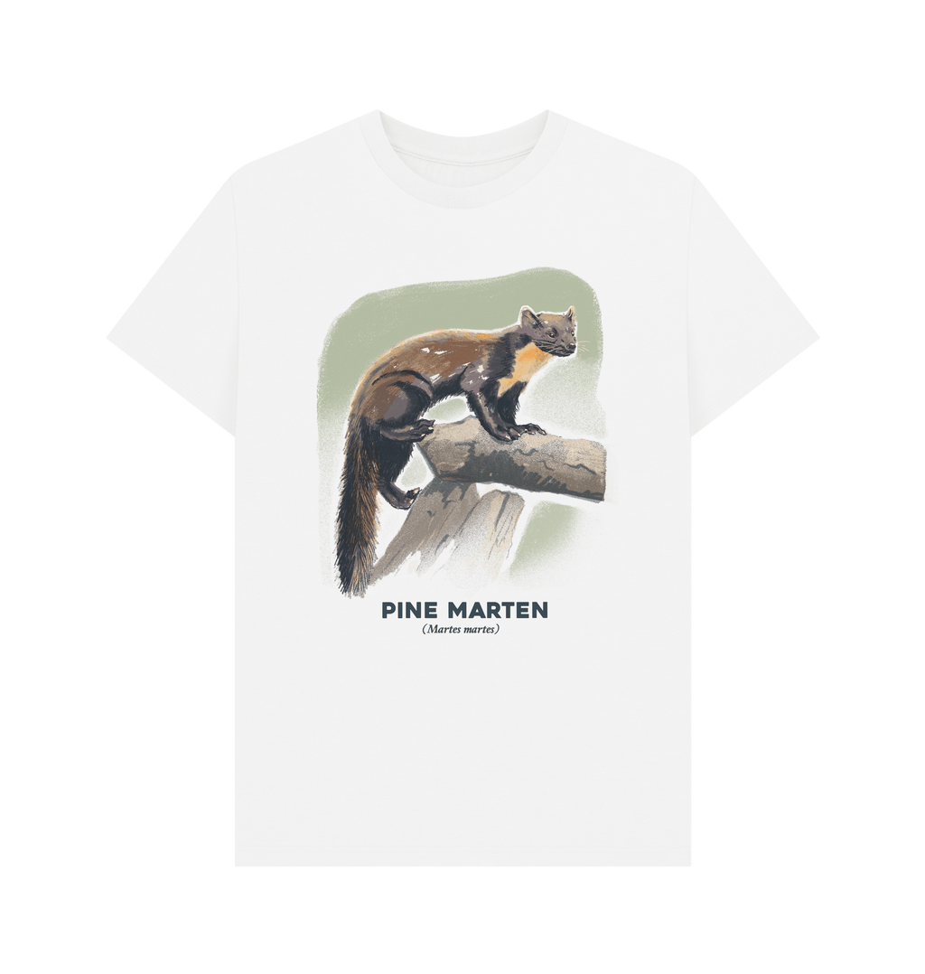 White Printed T-shirt Front