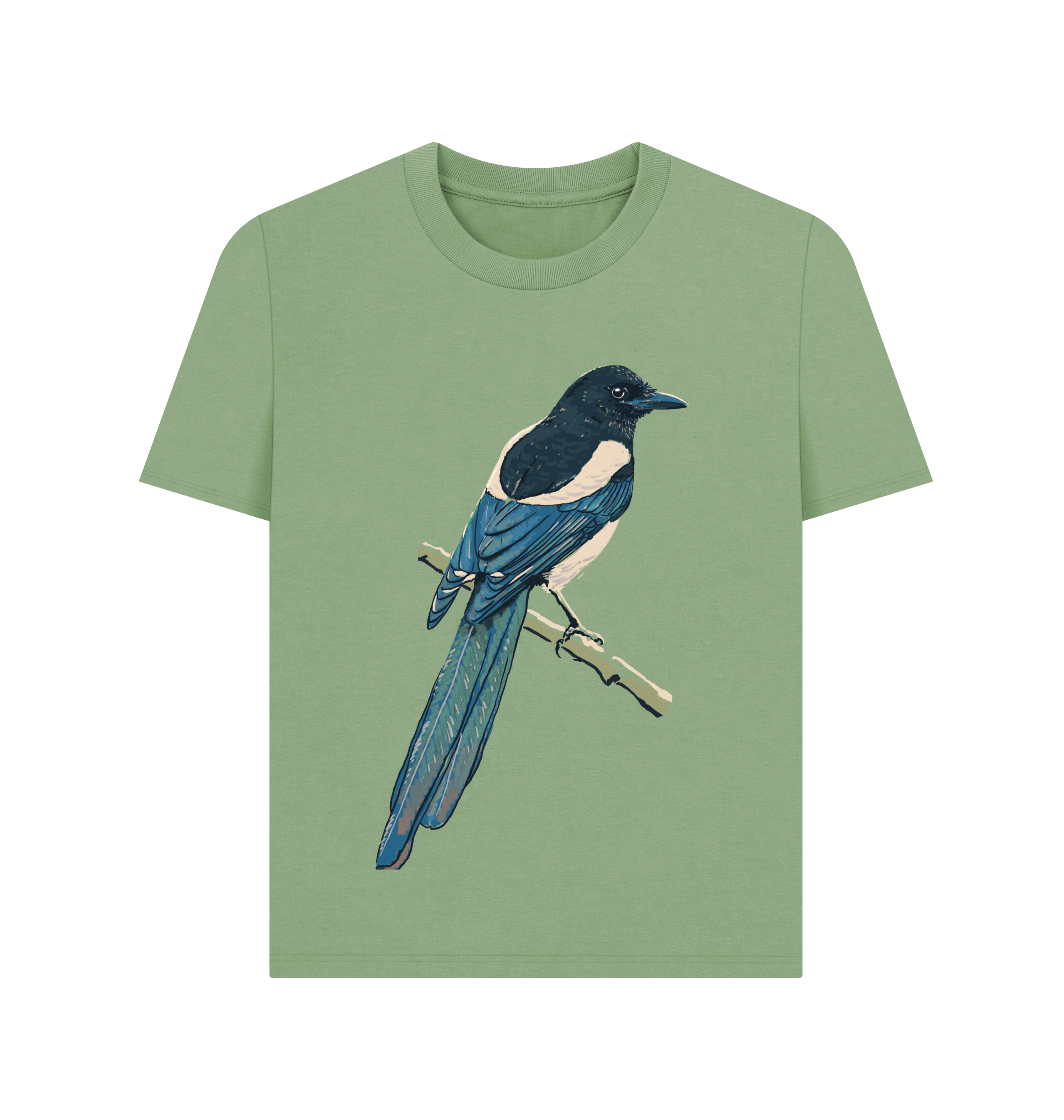 Sage Printed T-shirt Front