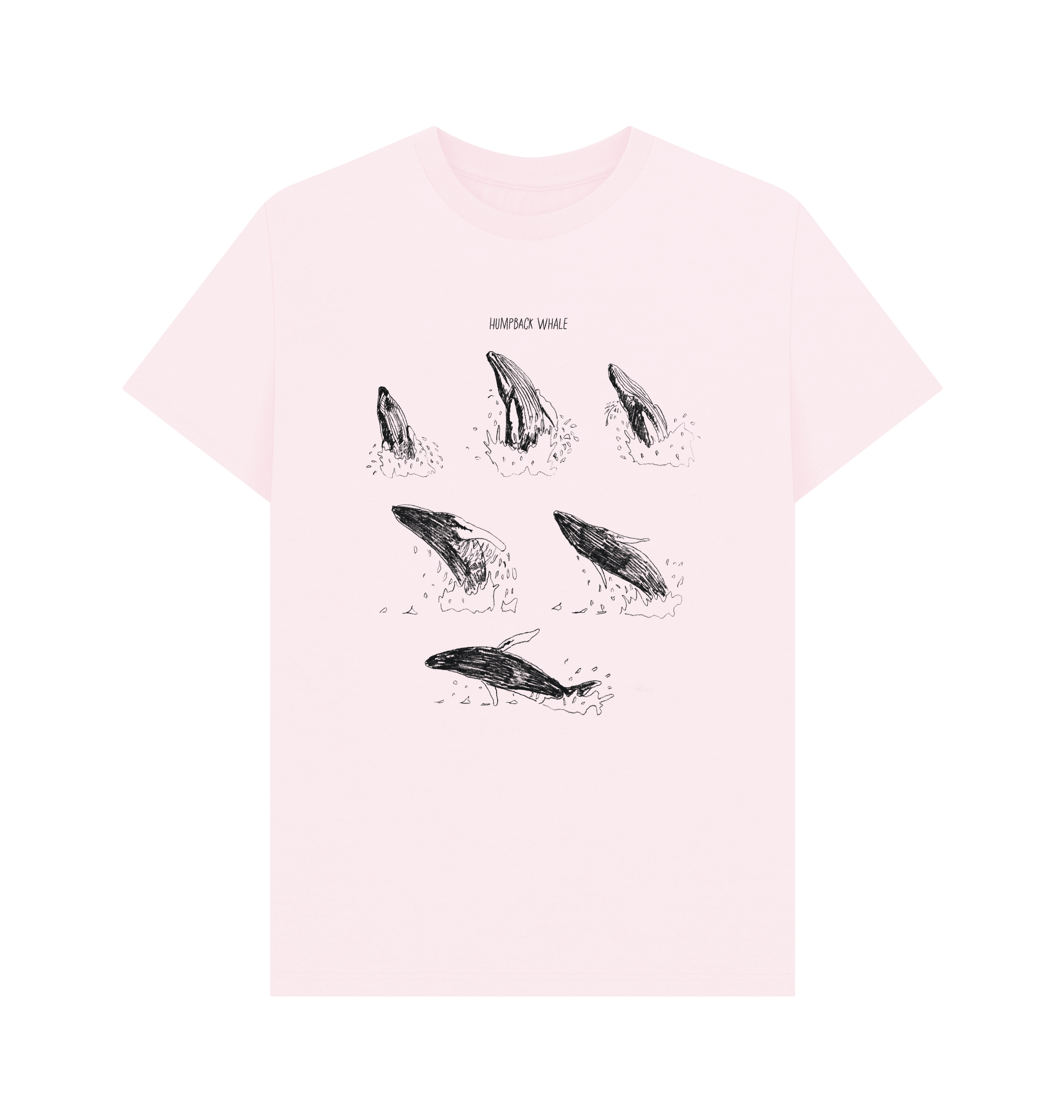 Pink Printed T-shirt Front