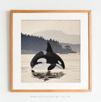 Orca art print