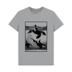 Athletic Grey Printed T-shirt Front