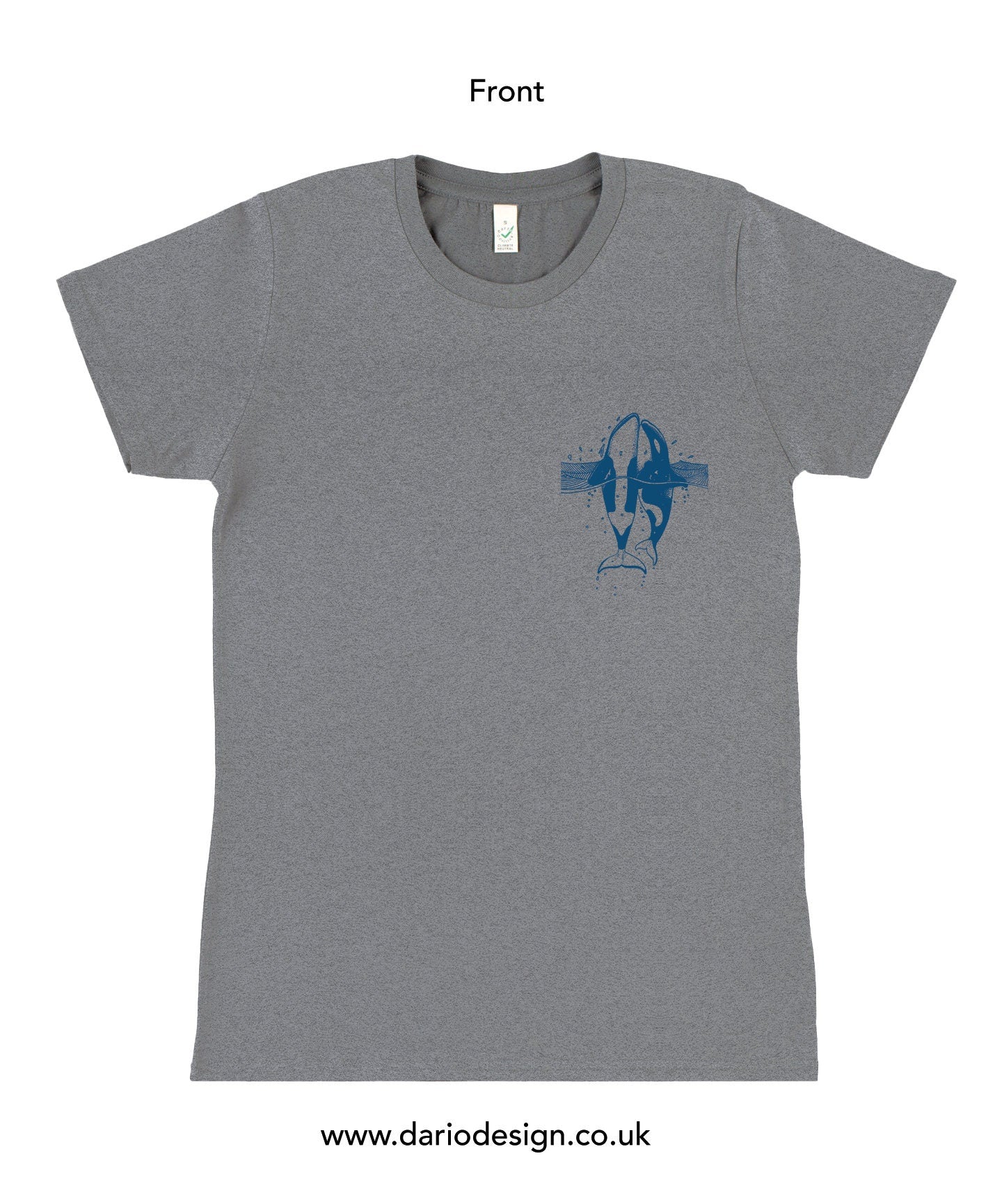 Orca Pod Screen printed T-shirt