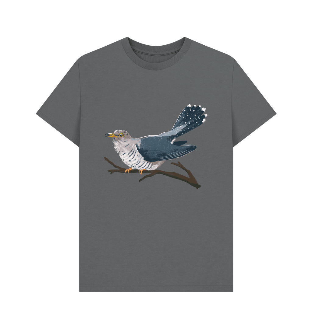 Slate Grey Printed T-shirt Front