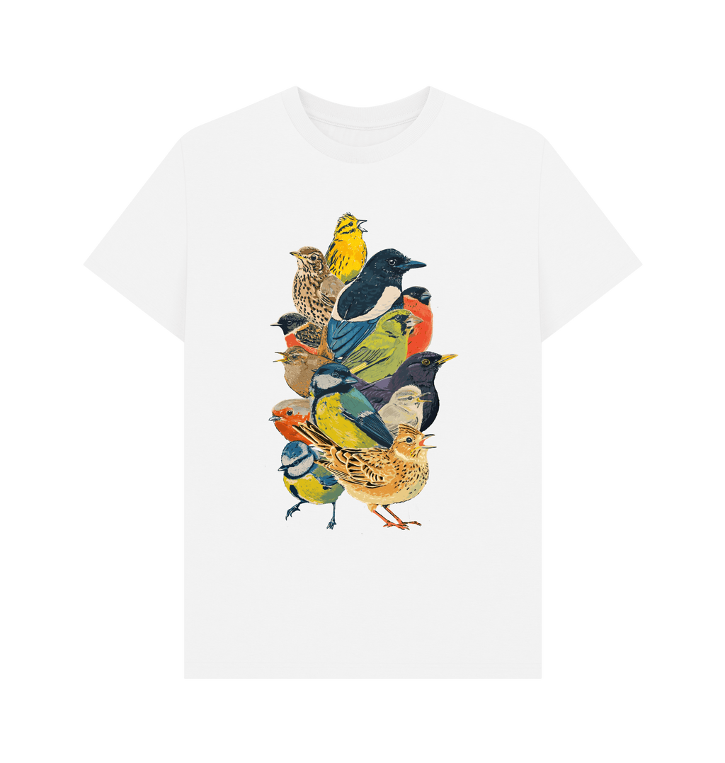 White Printed T-shirt Front