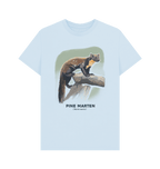 Sky Blue Printed T-shirt Front