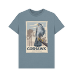 Stone Blue Printed T-shirt Front