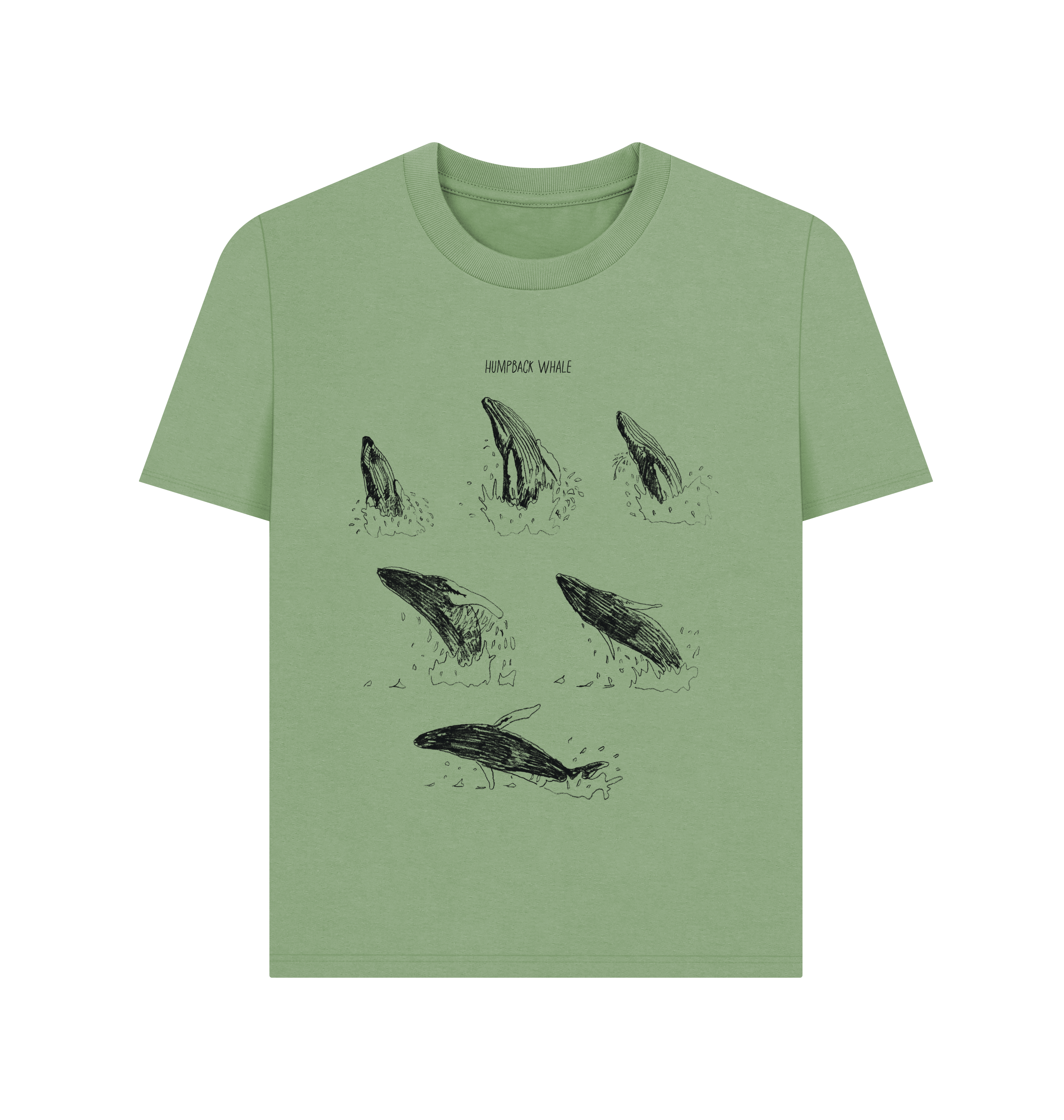 Sage Printed T-shirt Front