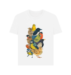 White Printed T-shirt Front