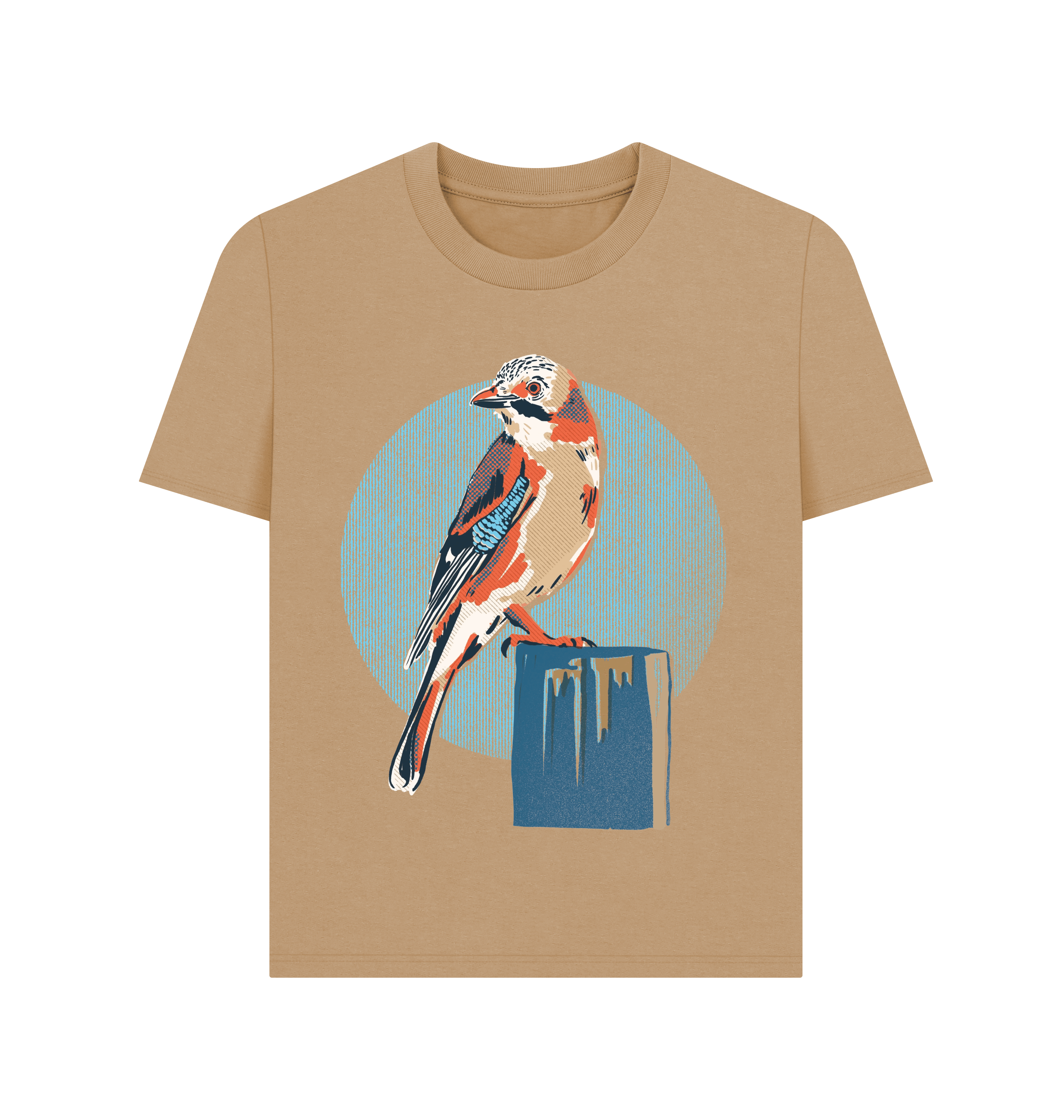 Sand Printed T-shirt Front