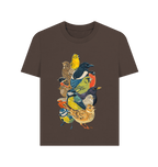 Chocolate Printed T-shirt Front