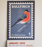 Songbirds - 2026 retro illustrated calendar
