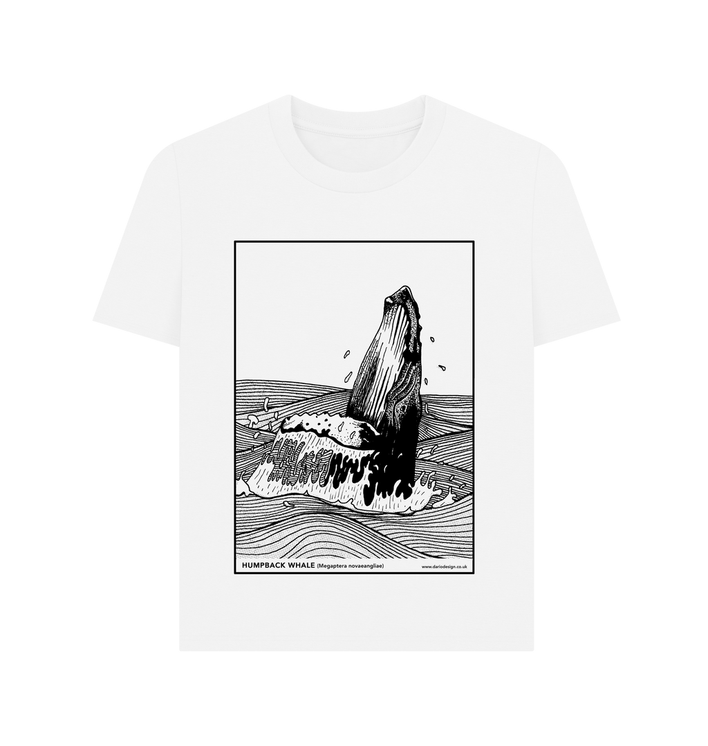 White Printed T-shirt Front