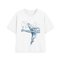White Printed T-shirt Front