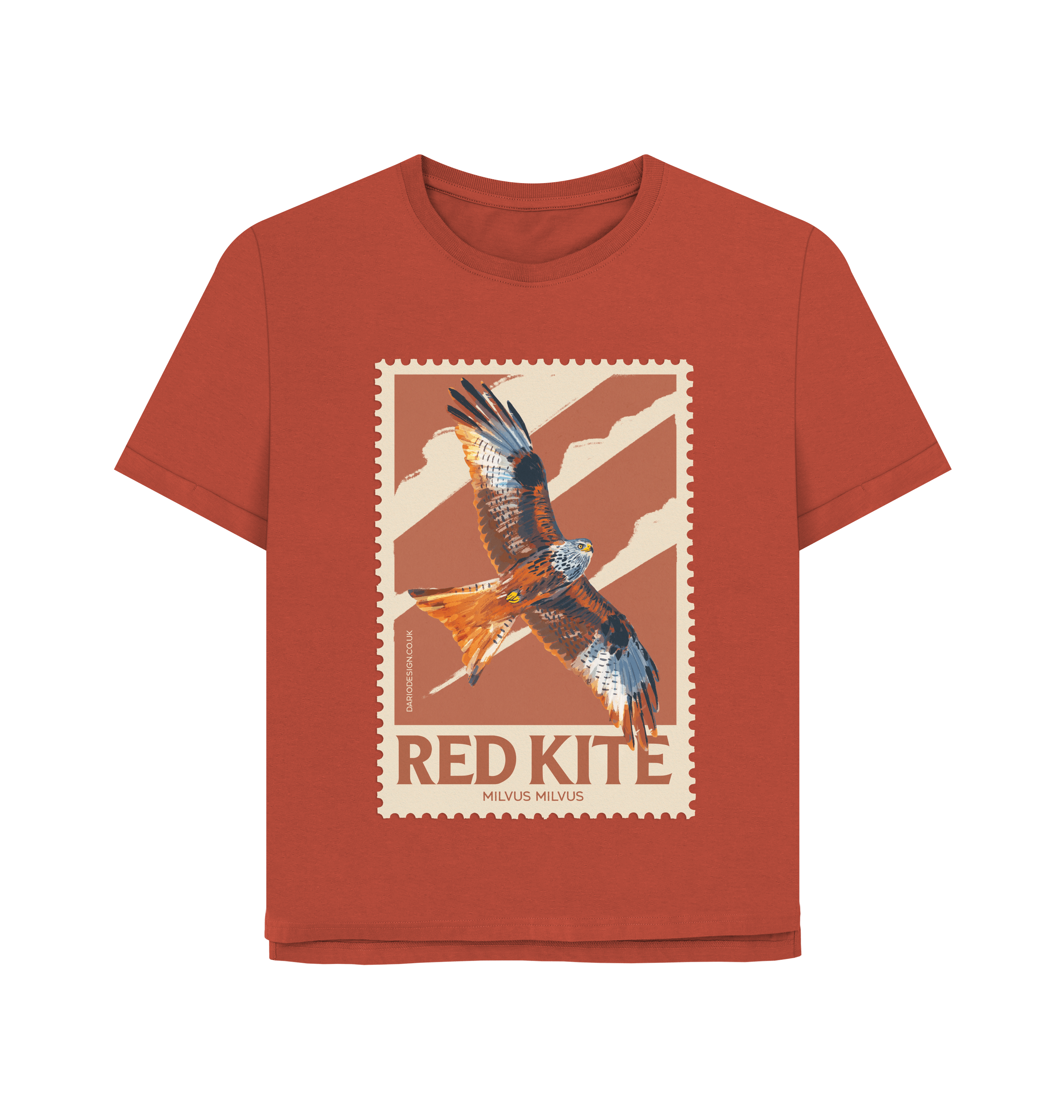 Rust Printed T-shirt Front