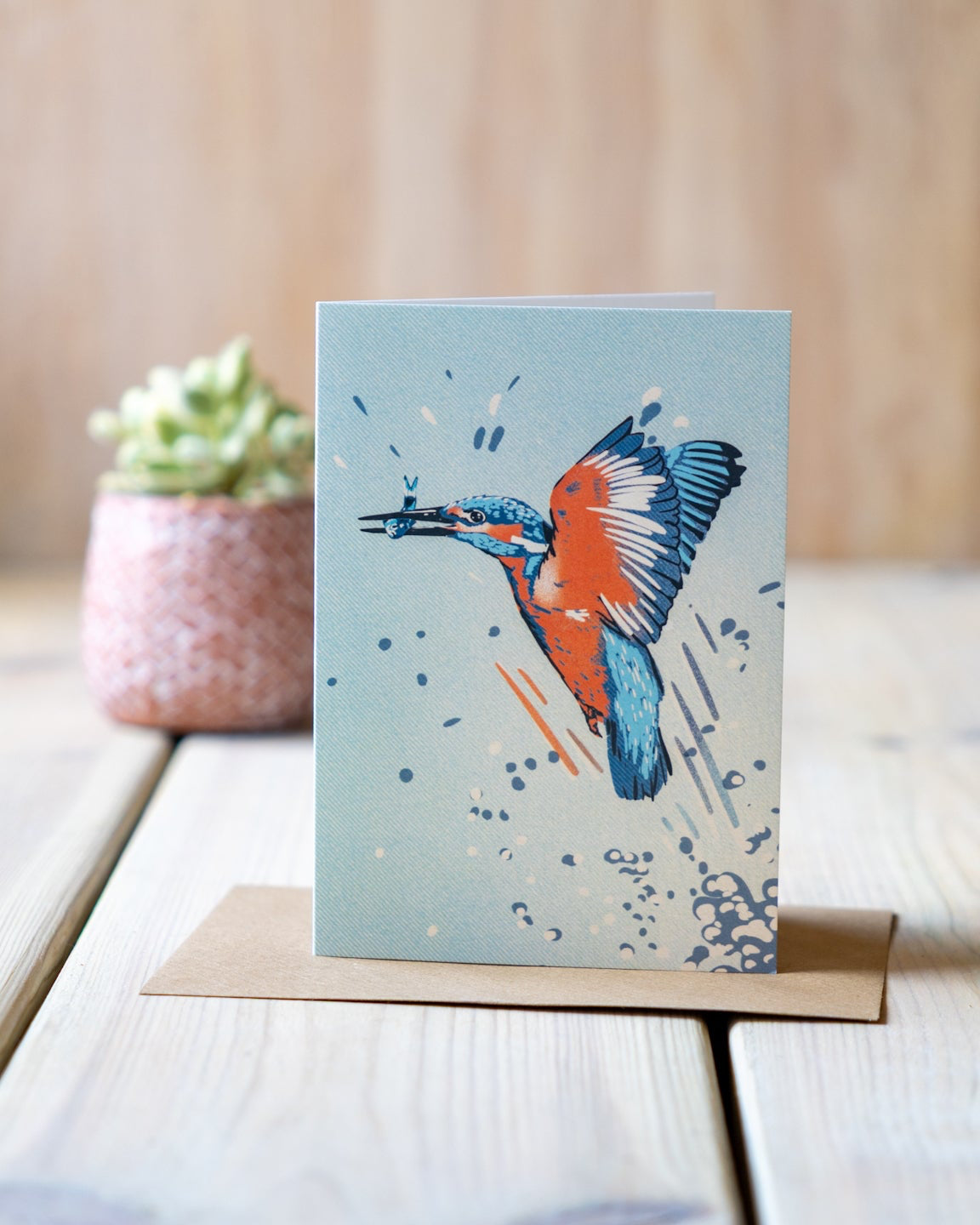 Kingfisher - A6 Greeting Card