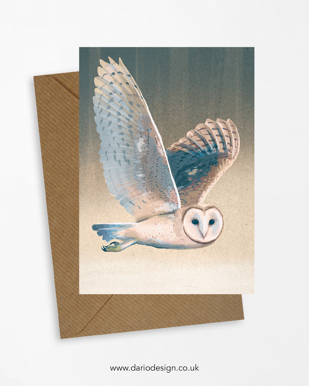 Barn Owl - A6 Greeting Card