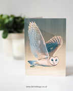 Barn Owl - A6 Greeting Card