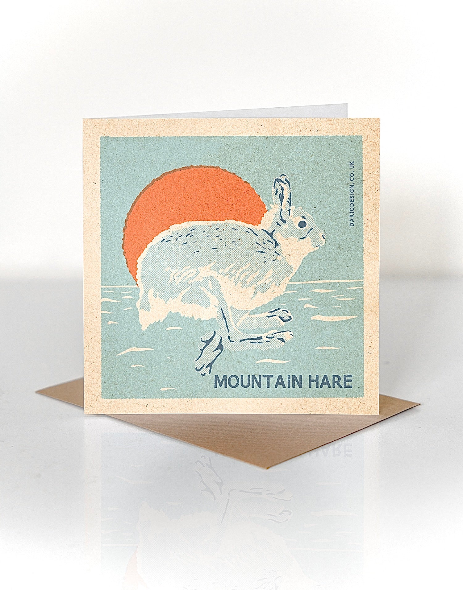 Mountain Hare greeting card