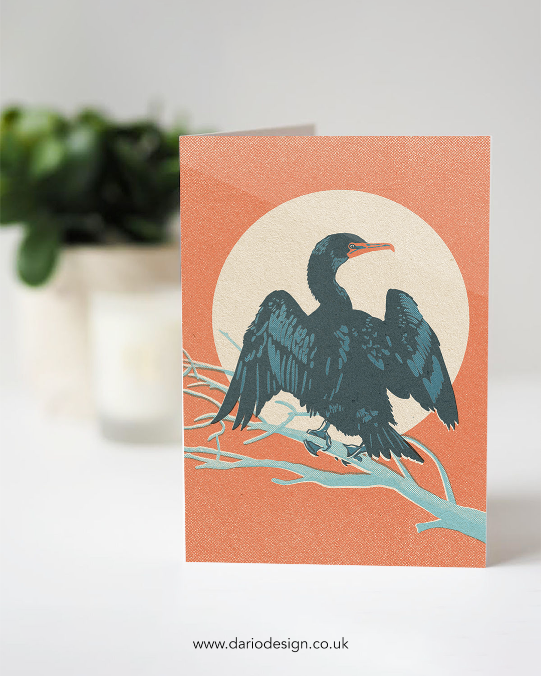 Cormorant - A6 Greeting Card
