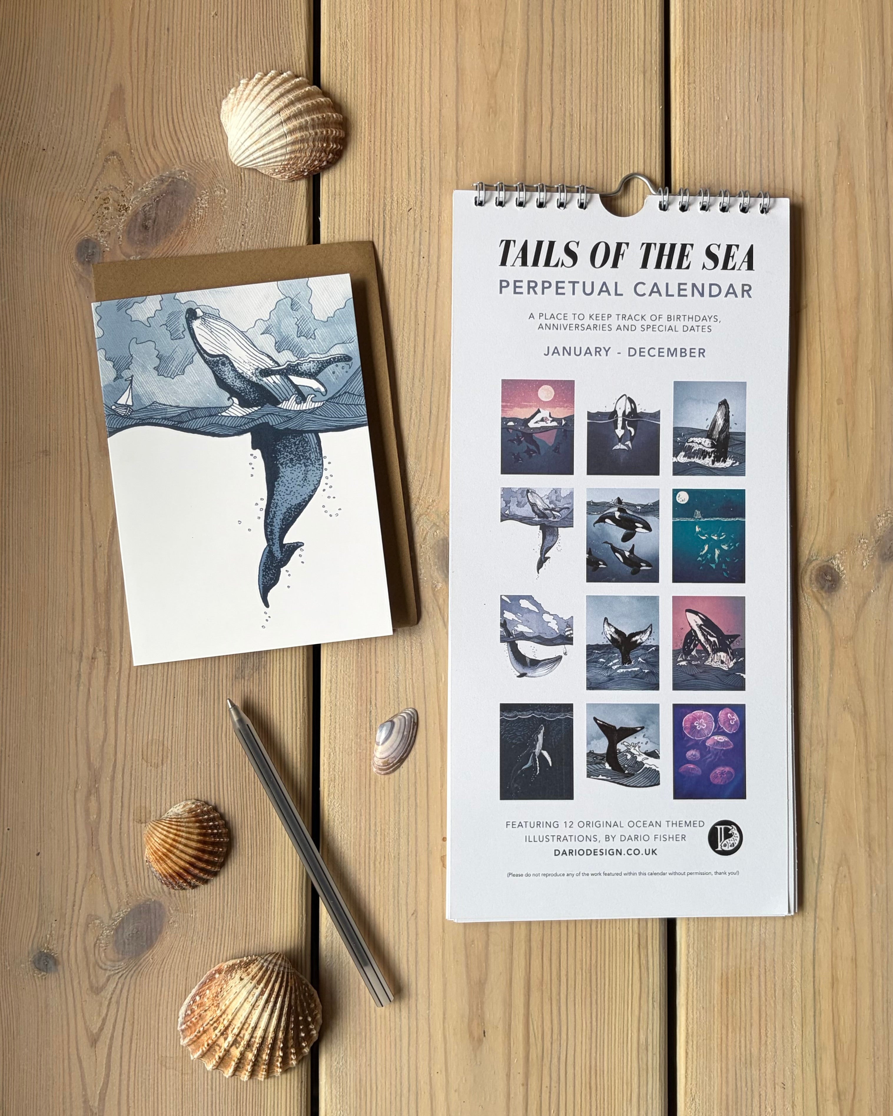 Tails of the Sea - Perpetual Calendar