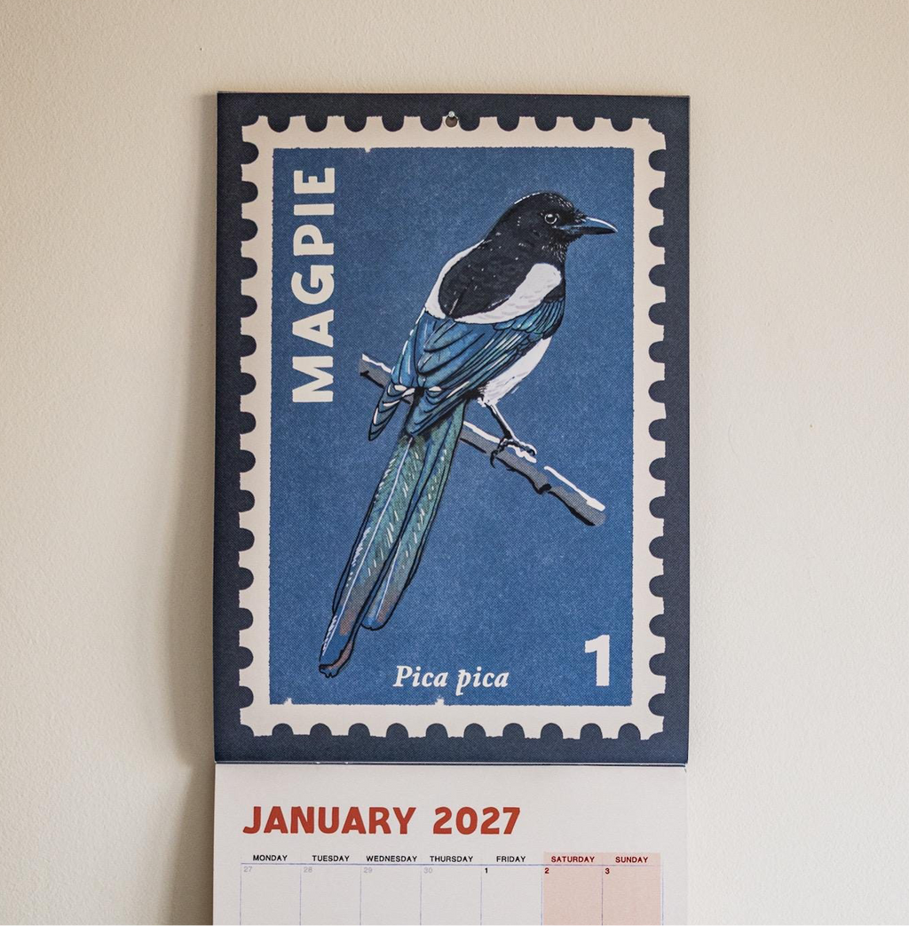 Songbirds - 2026 retro illustrated calendar