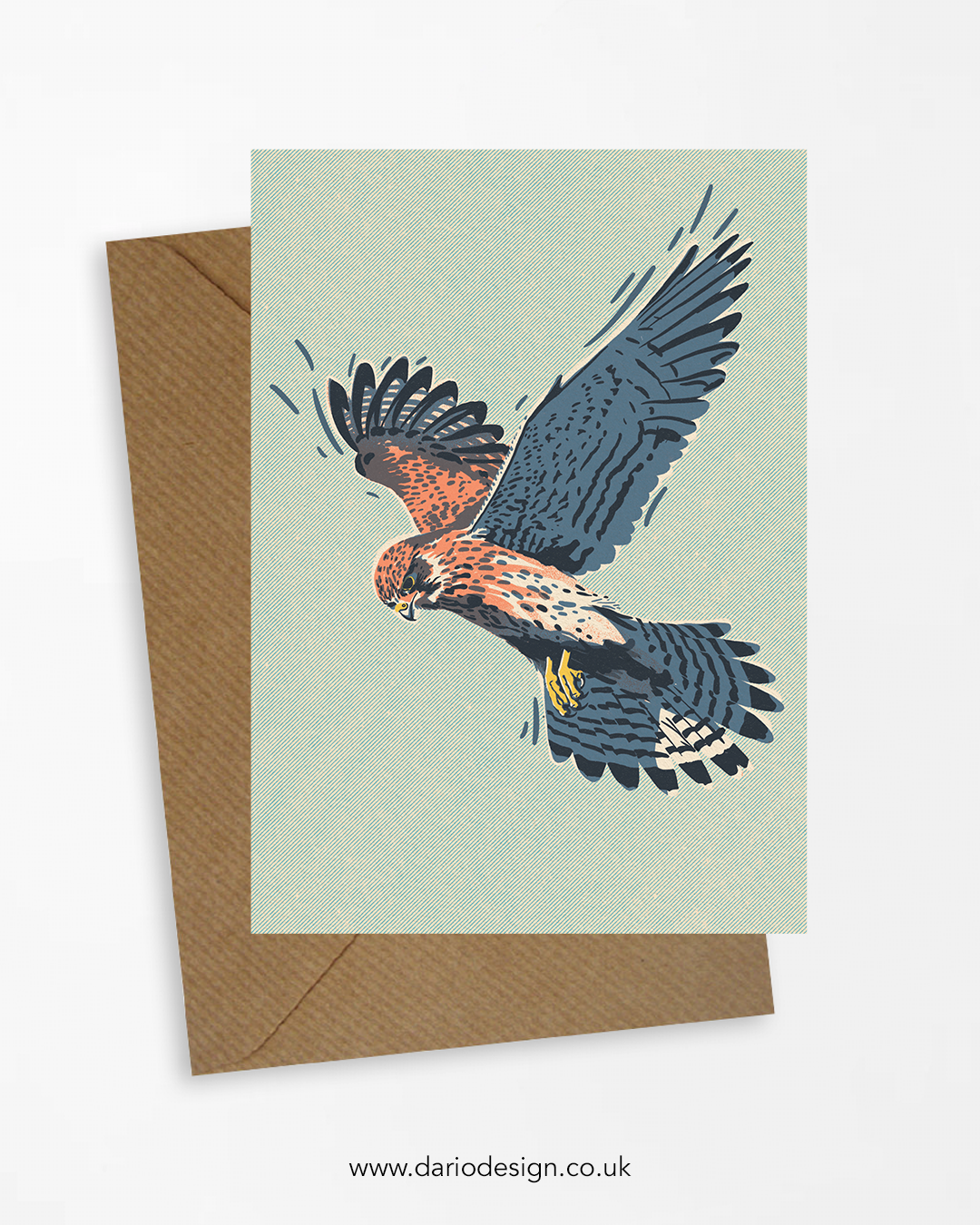 Kestrel - A6 Greeting Card