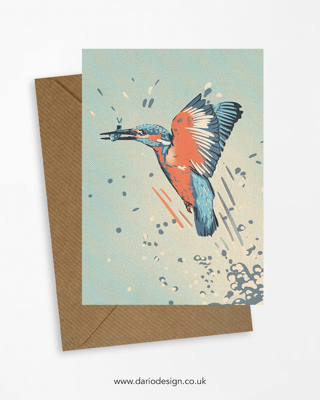 Kingfisher - A6 Greeting Card