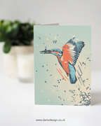 Kingfisher - A6 Greeting Card