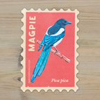 Magpie vinyl sticker