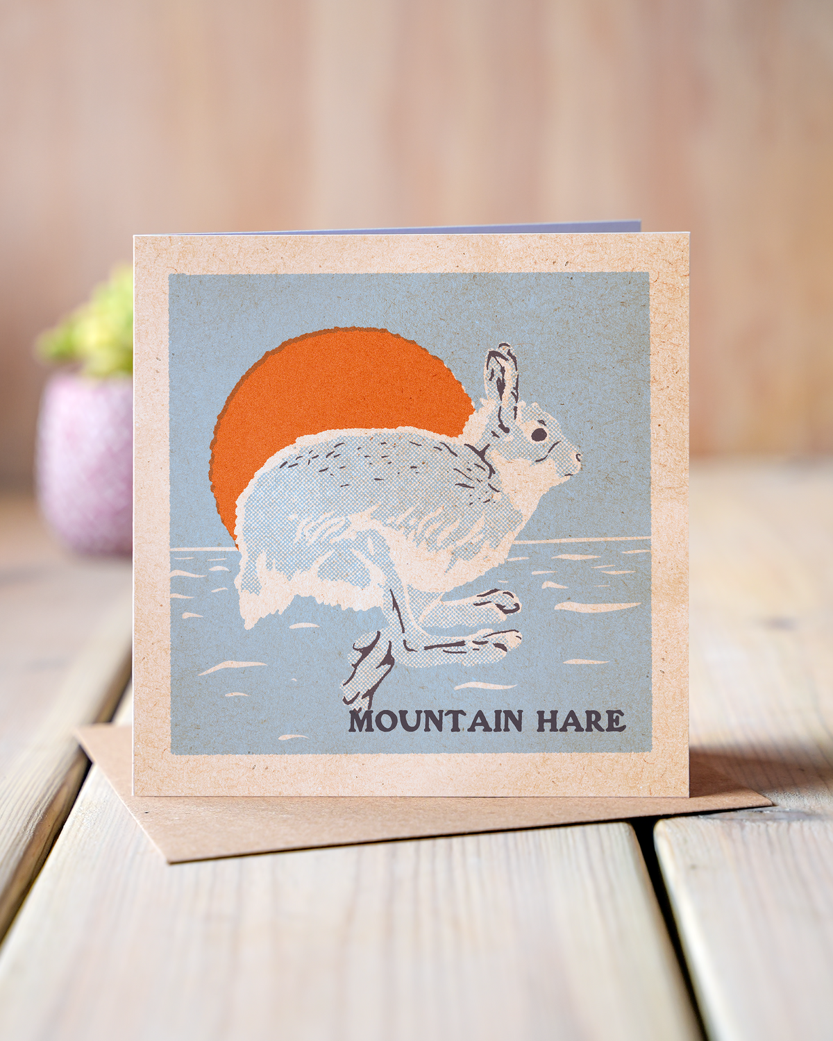 Mountain Hare greeting card
