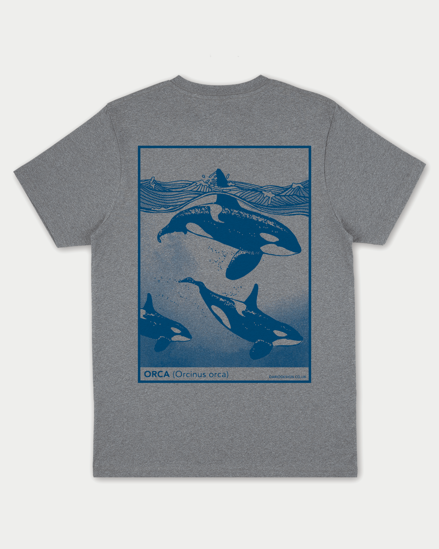 Orca Pod T-shirt. Organic cotton tee