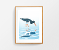 Oystercatcher print