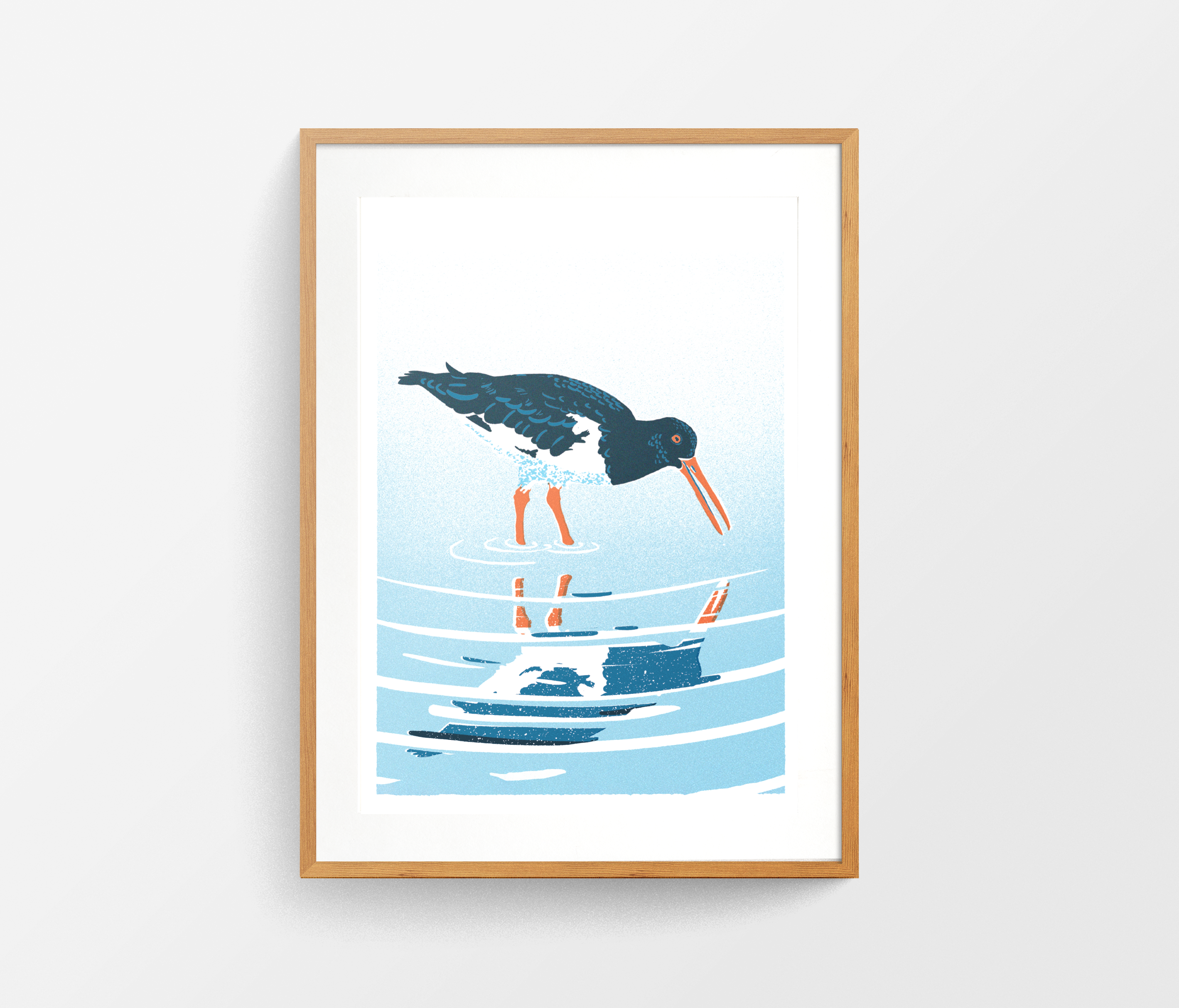 Oystercatcher print