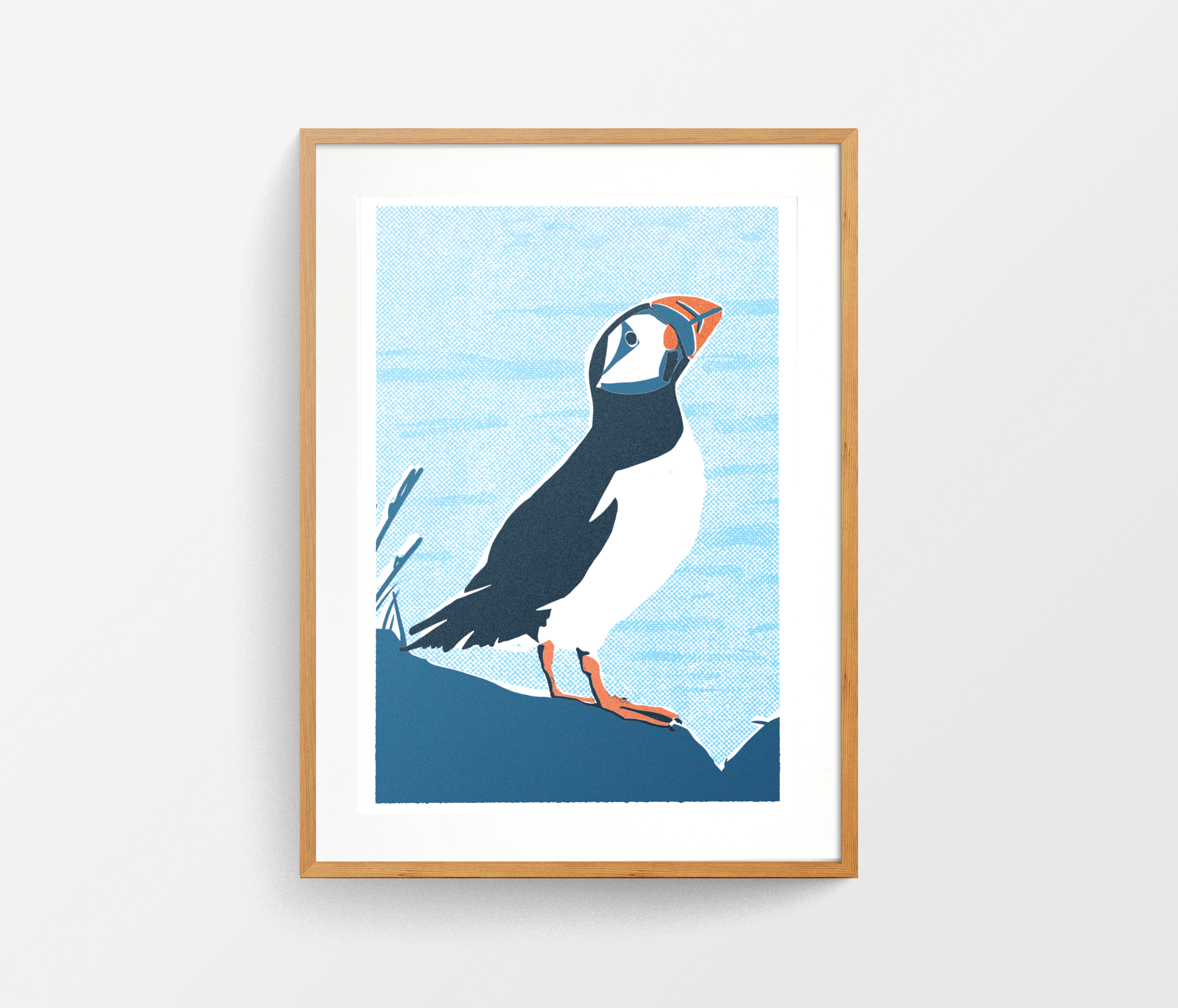 Puffin print