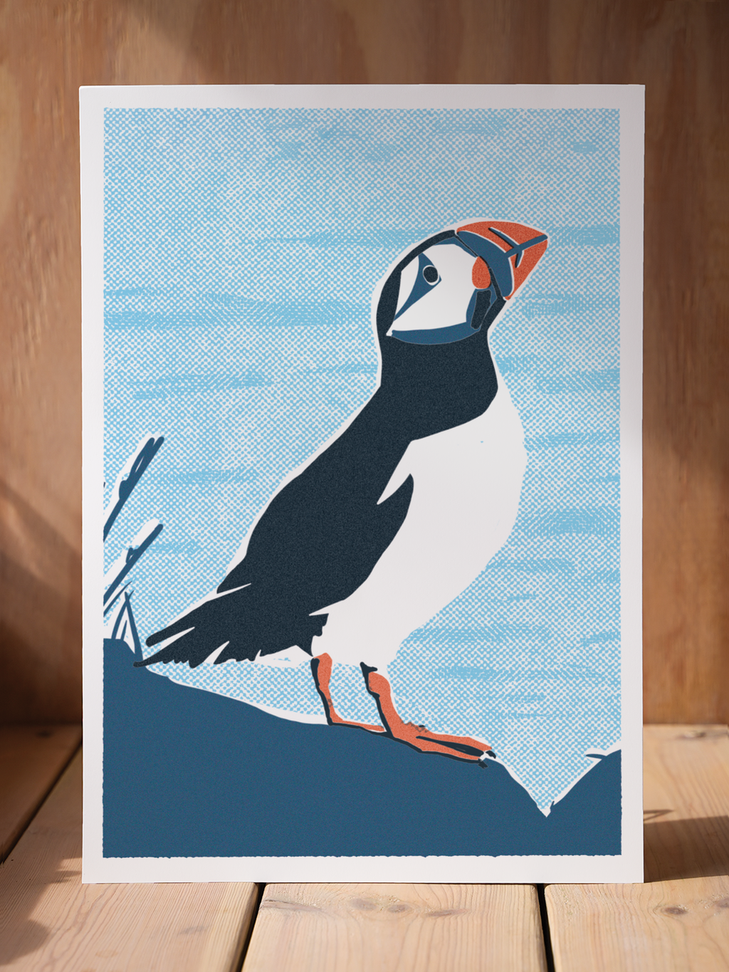 Puffin print