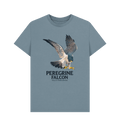 Stone Blue Printed T-shirt Front
