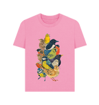 Rose Pink Printed T-shirt Front