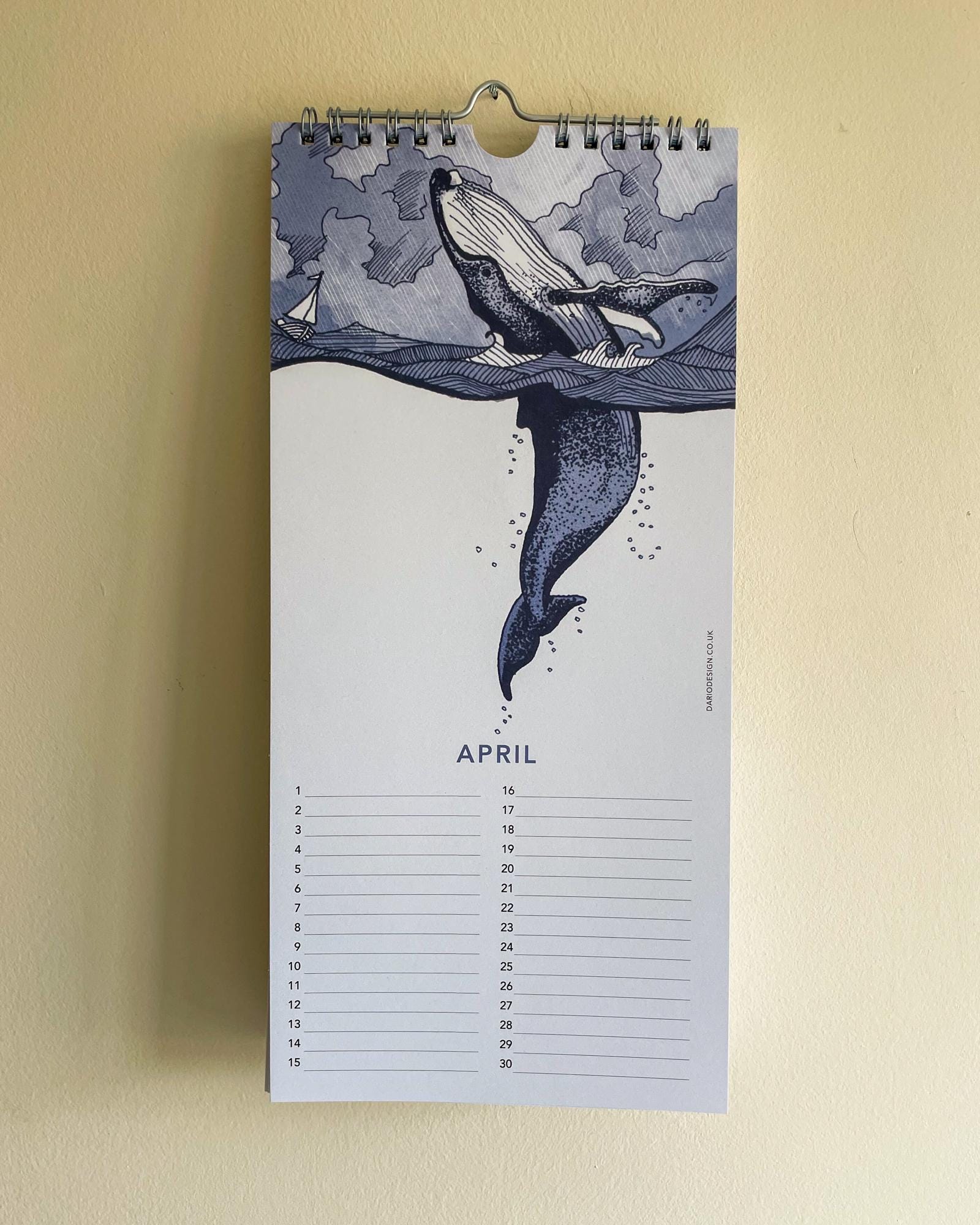 Tails of the Sea - Perpetual Calendar