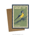 Songbirds - 6x retro illustrated greeting card multipack