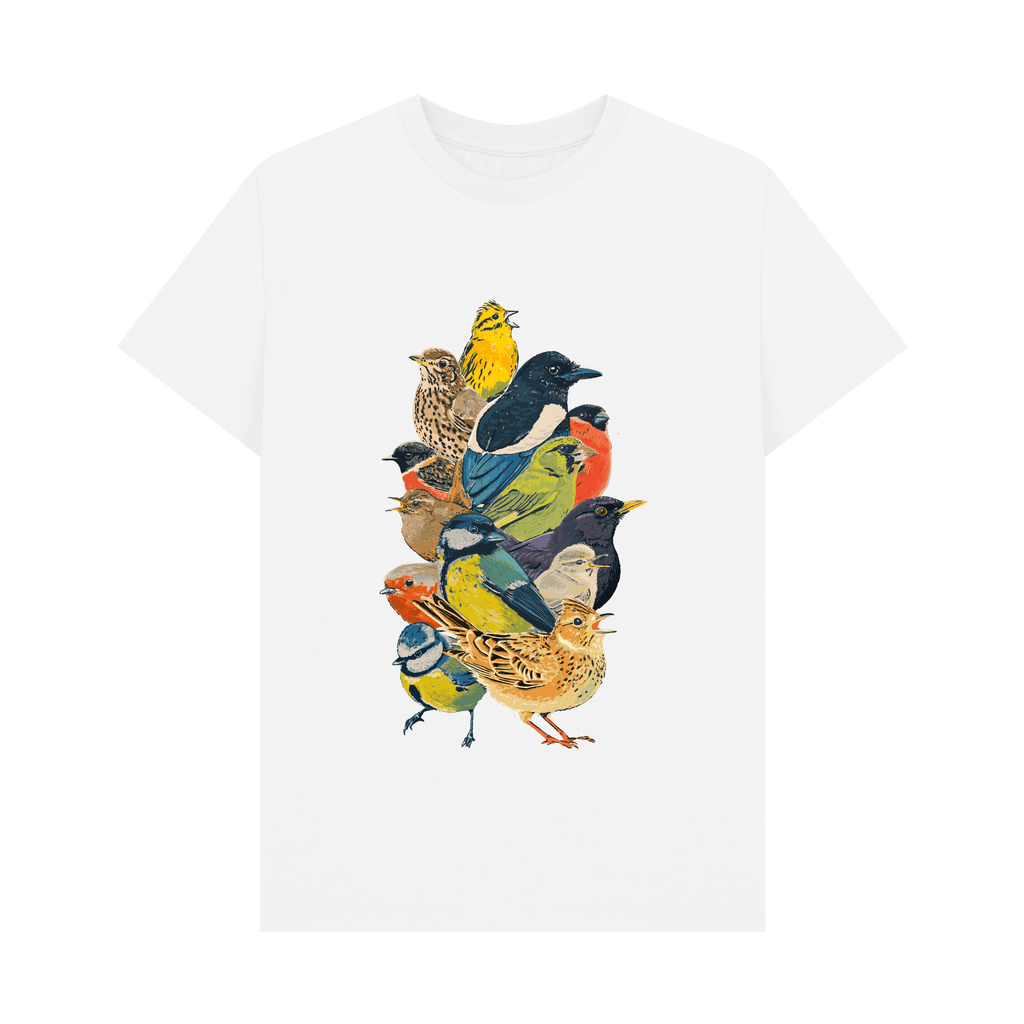 White Printed T-shirt Front