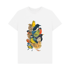 White Printed T-shirt Front