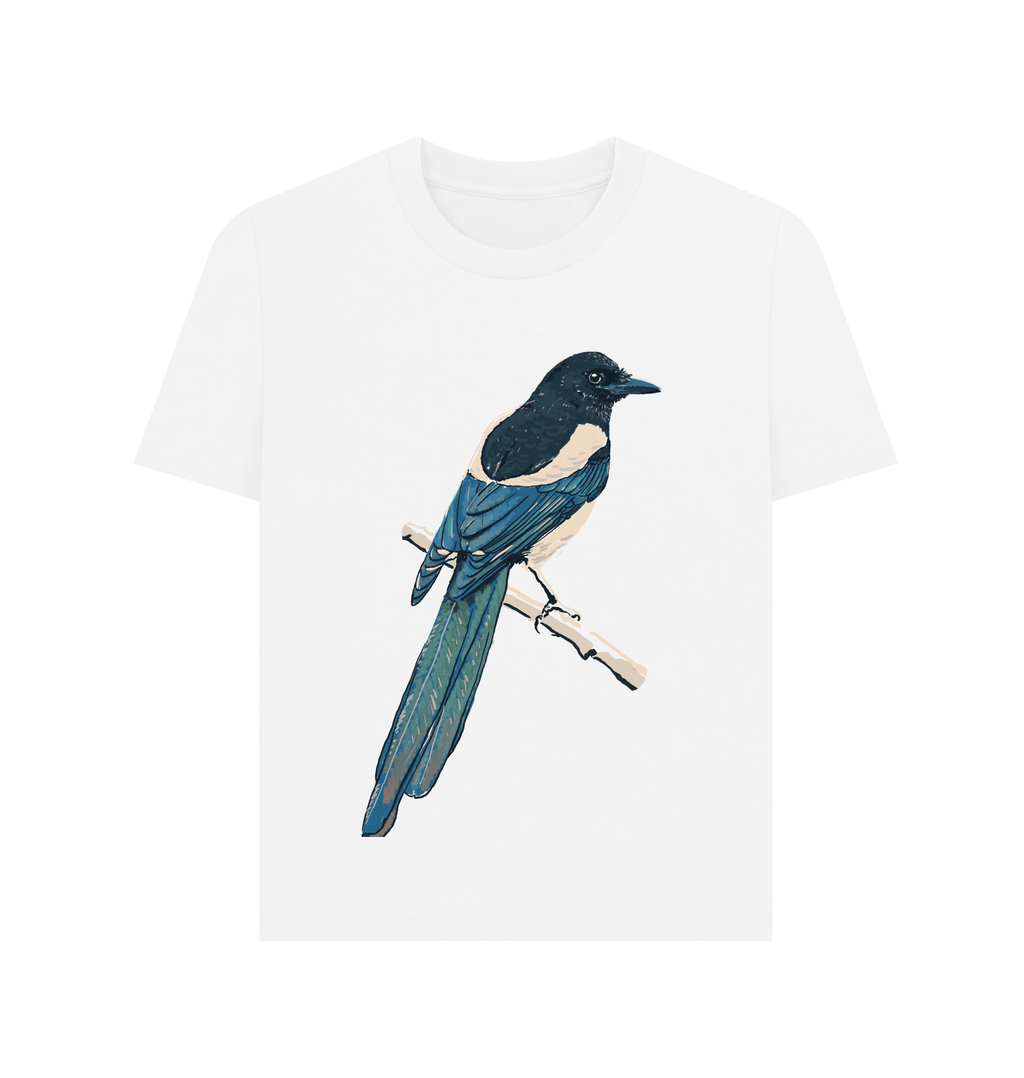 White Printed T-shirt Front