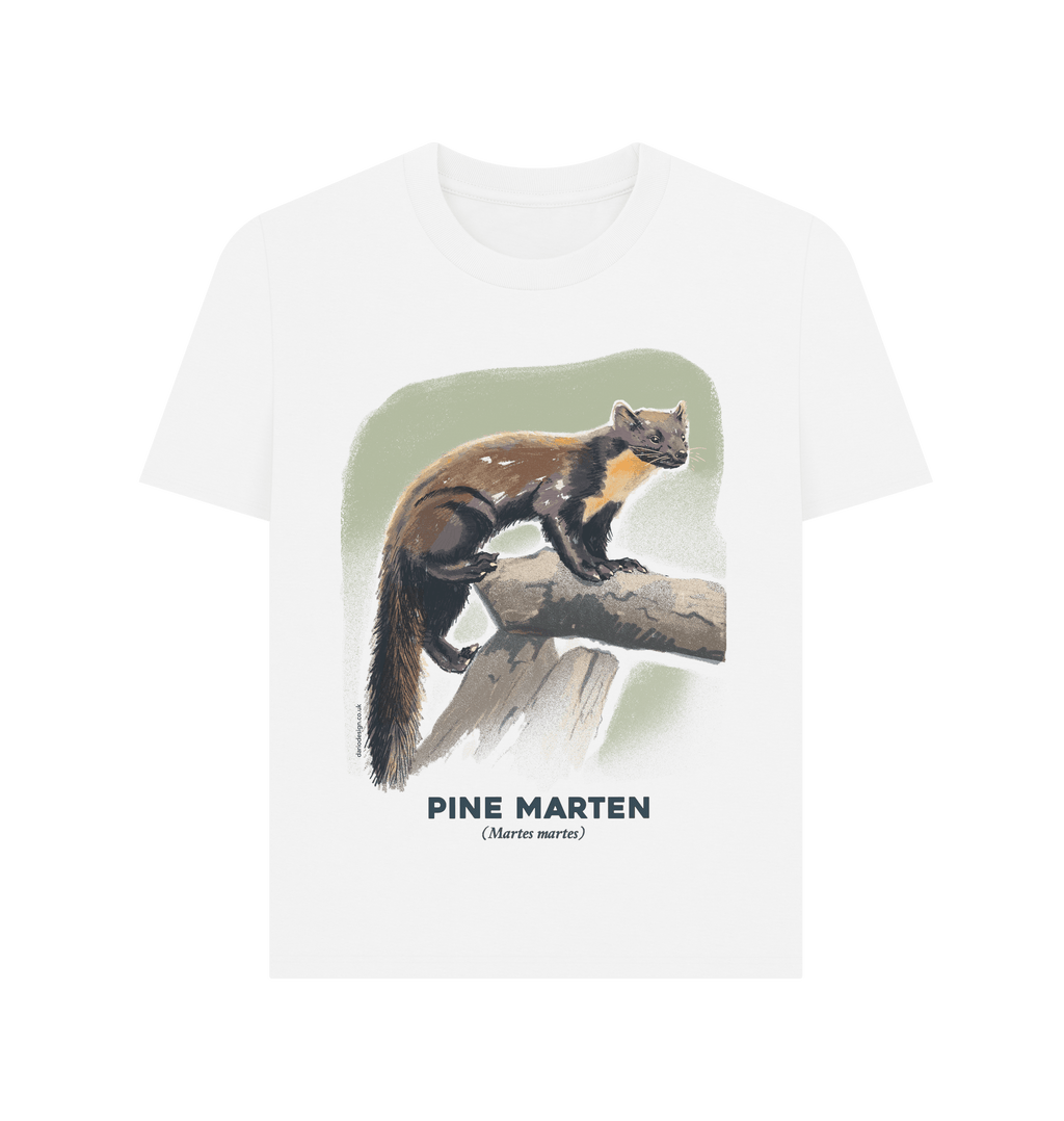 White Printed T-shirt Front
