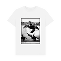White Printed T-shirt Front